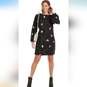 A New Day Black and White Floral Dress